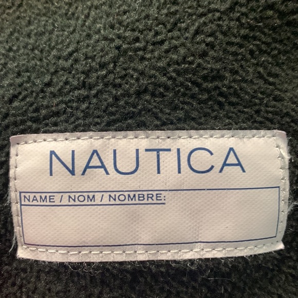 Nautica Toddler Boys Jaket Red Black Water Resistant Lightweight Hooded Size:7 - Picture 8 of 14